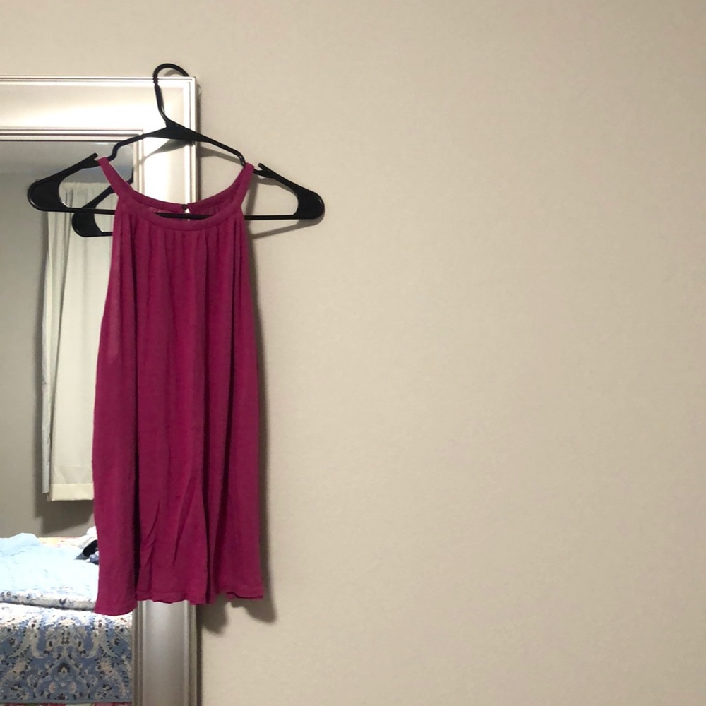 Hot pink tank